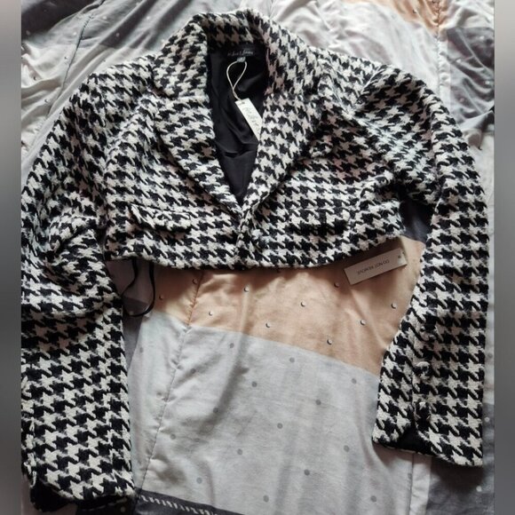 NWT For Love and Lemons Bonnie Cropped Blazer Size Small - Picture 6 of 7